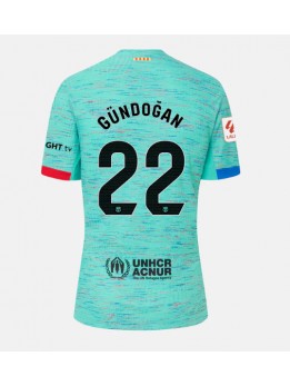 Barcelona Ilkay Gundogan #22 Ausweichtrikot für Frauen 2023-24 Kurzarm